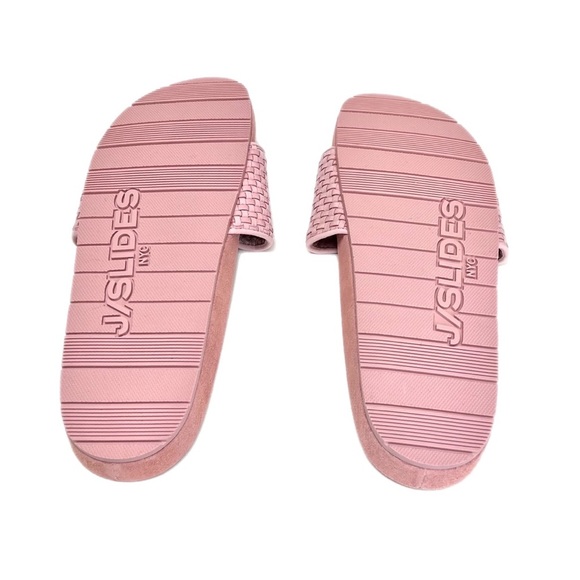 J/Slides NYC Light Pink Naomi Nubuck Slide Sandal Women's Size 10 - Picture 5 of 5